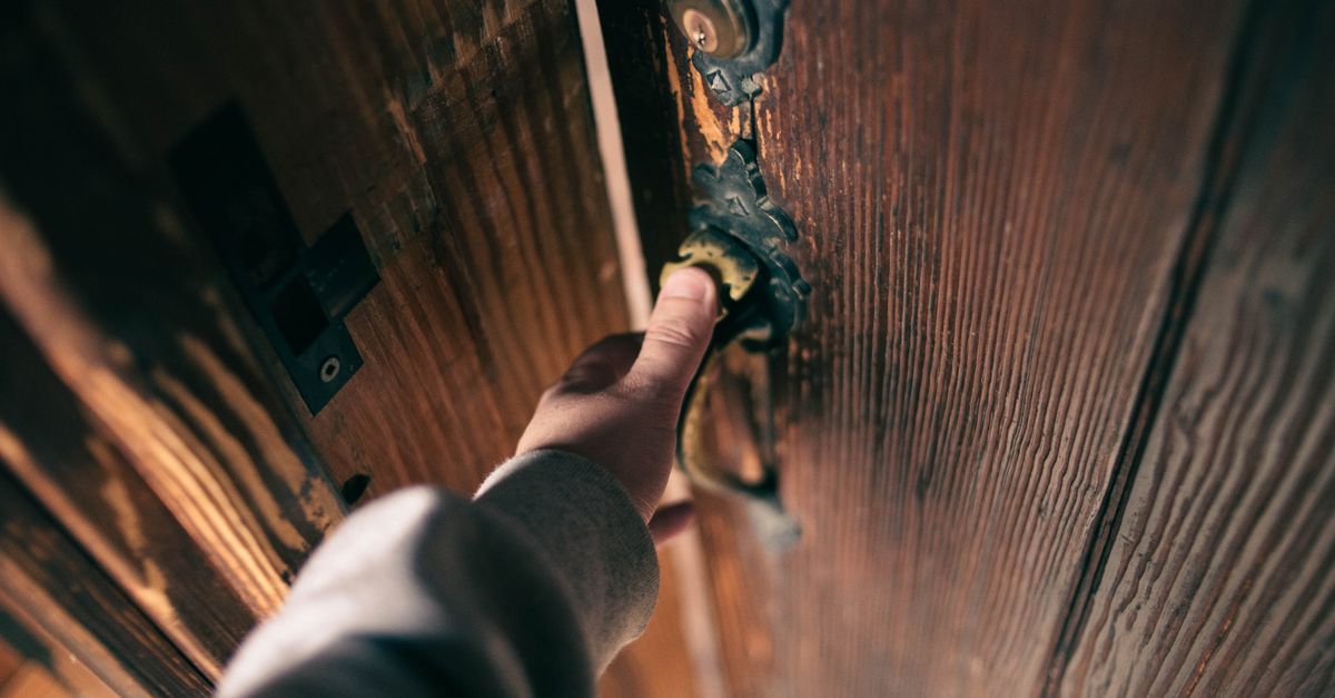 locksmith unlocking front door — North York Heritage Lock & Key